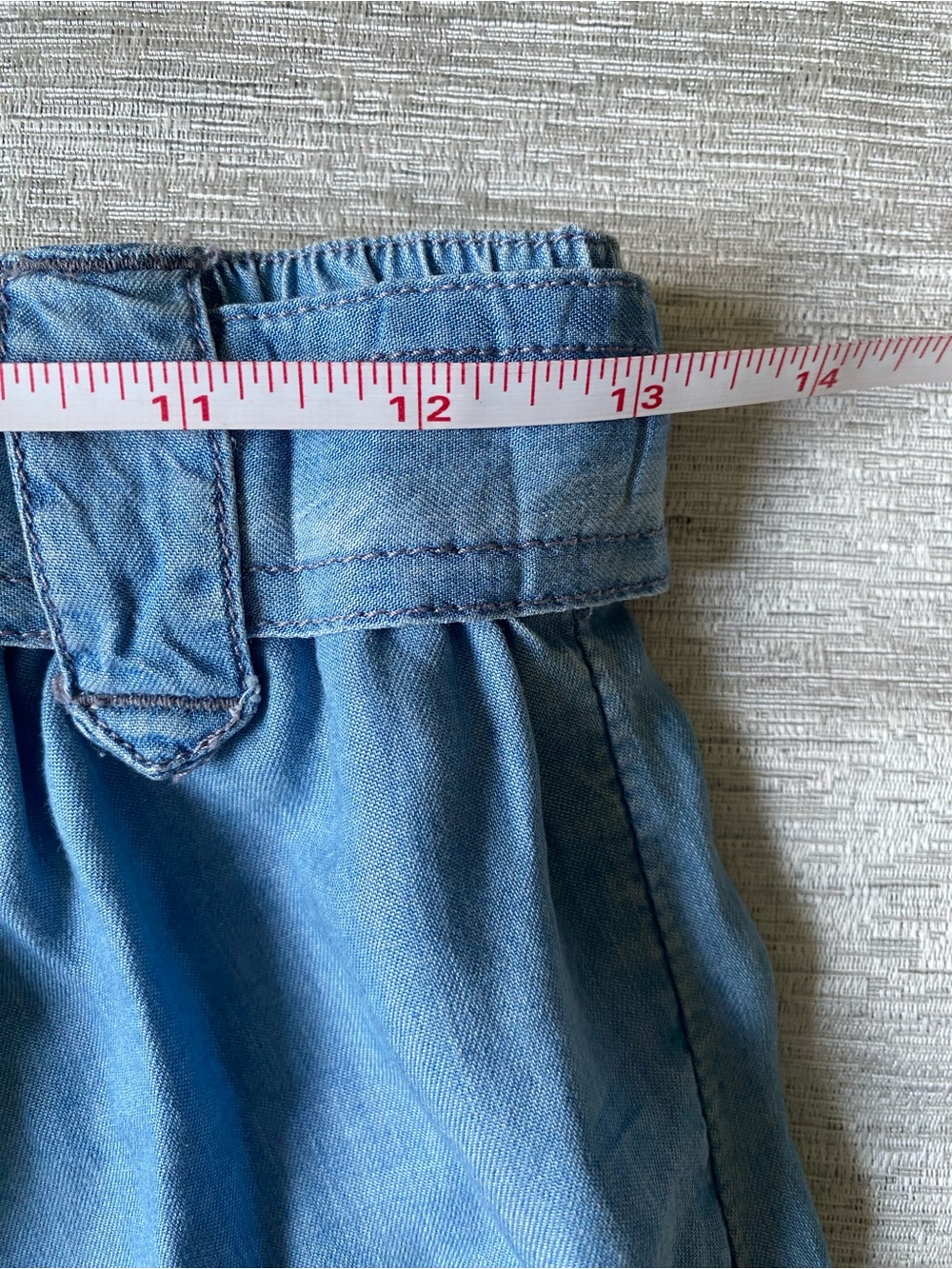 aerie Light Blue Wide Leg Tie-Waist Pants - Picture 7 of 9